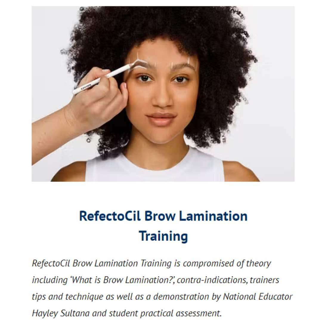Brow Lamination Training - Refectocil Brow Lamination Training