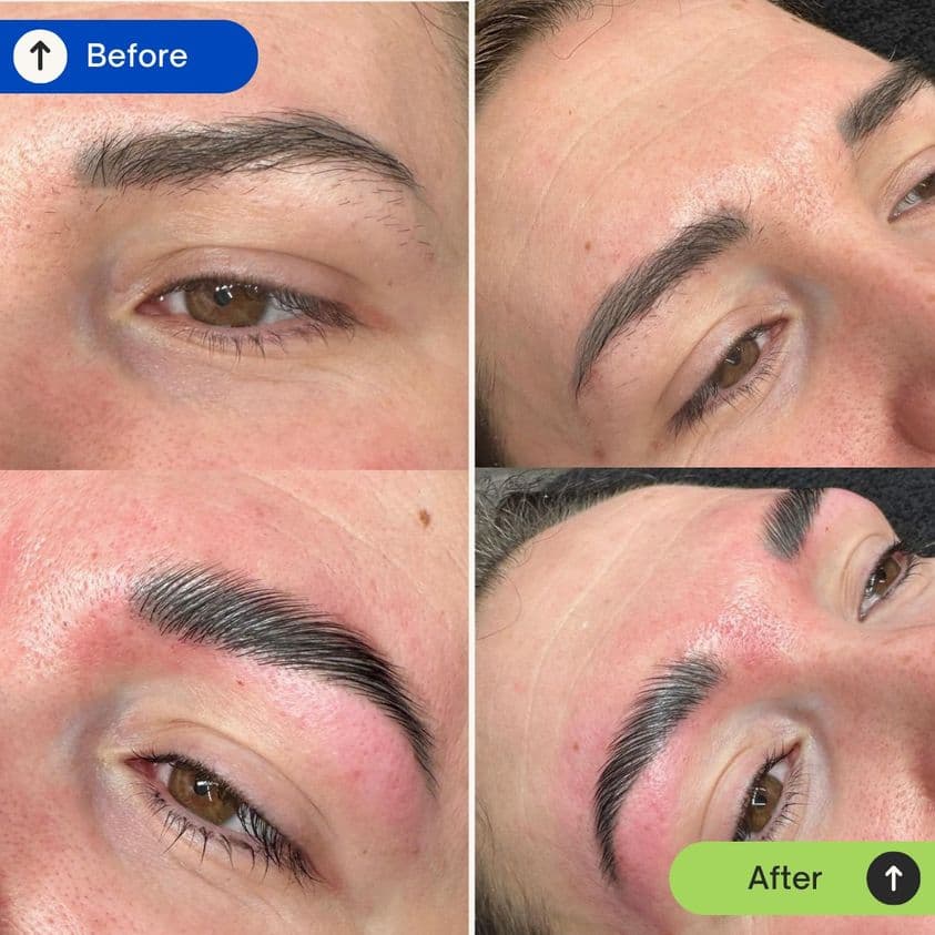 before and after refectocil brow & lash tinting services - Brow & Lash Tinting Services - How To Promote with Refectocil - Effective Strategies for Marketing Brow & Lash Tinting Services with RefectoCil
